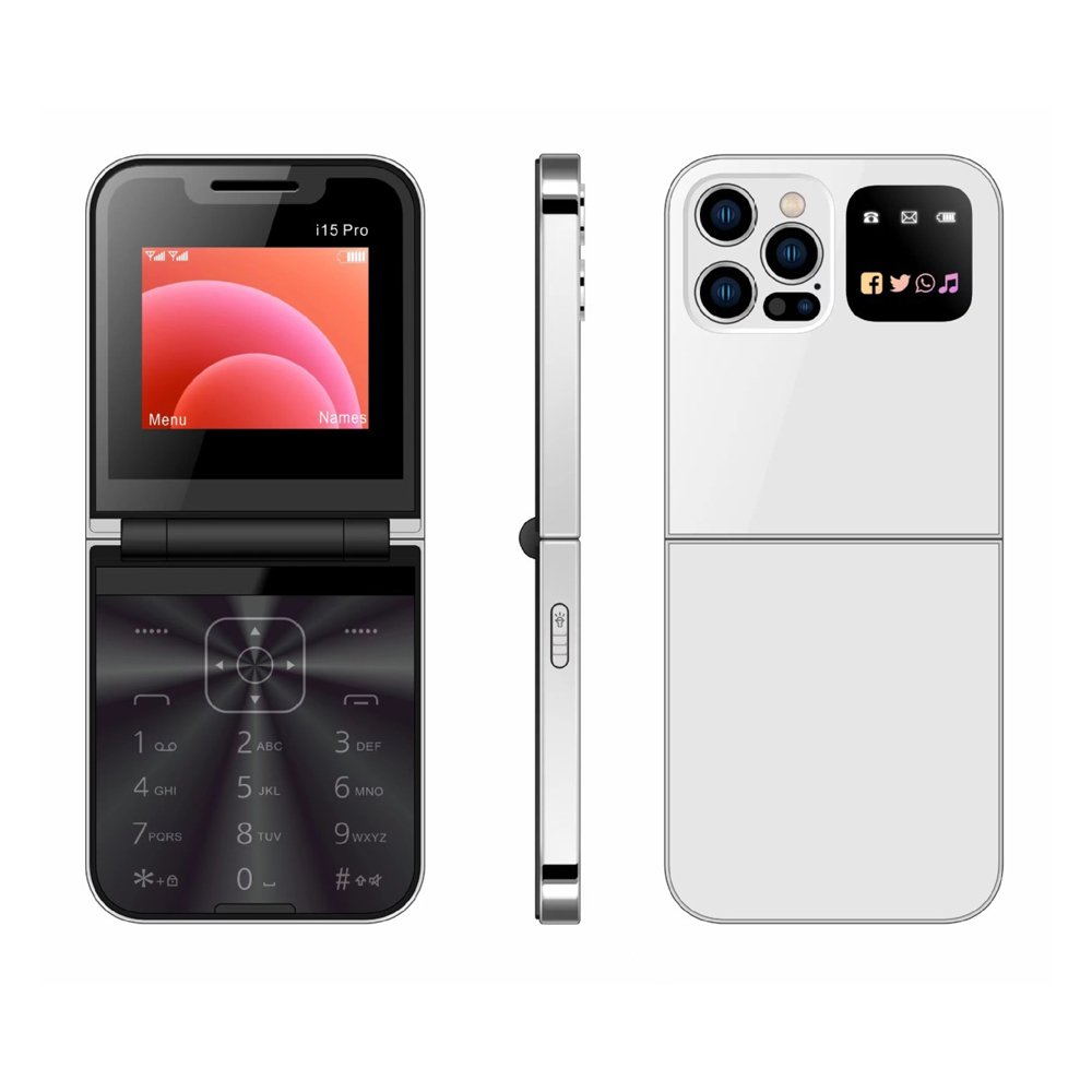 Customization 4G Android Flip Smart Mobile Phone Touch Screen Unlocked 4G Smart Android Big Button Keypad SOS Flip Cell Phones